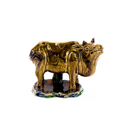Lot 202 - A Chinese sancai glazed pottery model of a...