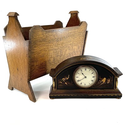 Lot 59 - A Chinoiserie mantle timepiece, circa 1920,...