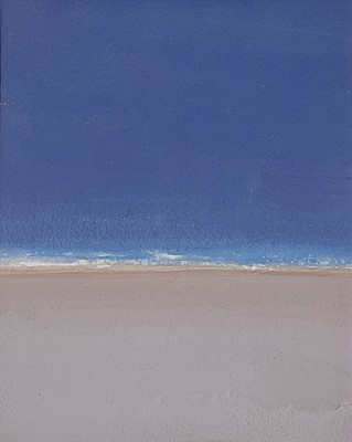 Lot 241 - John MILLER (1931-2002) Beach Gouache Signed...