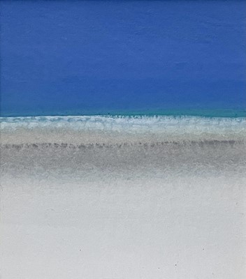 Lot 240 - John MILLER (1931-2002) Beach Gouache Signed...