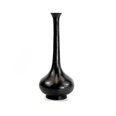 Lot 140 - A Chinese bronze bud vase, 17th/18th century,...