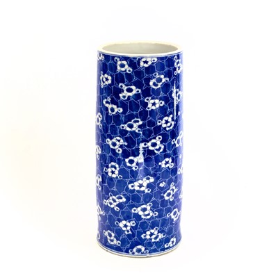 Lot 151 - A Japanese blue and white porcelain prunus...
