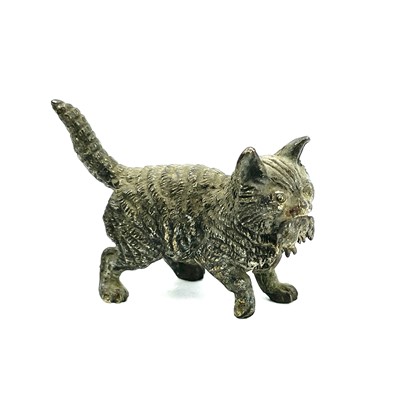 Lot 182 - An Austrian cold painted bronze figure of a...