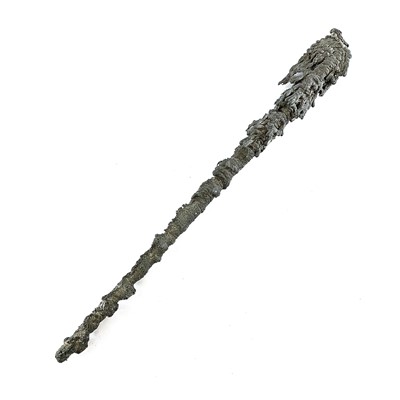Lot 407 - A rare large tin smelting 'candle' from a...