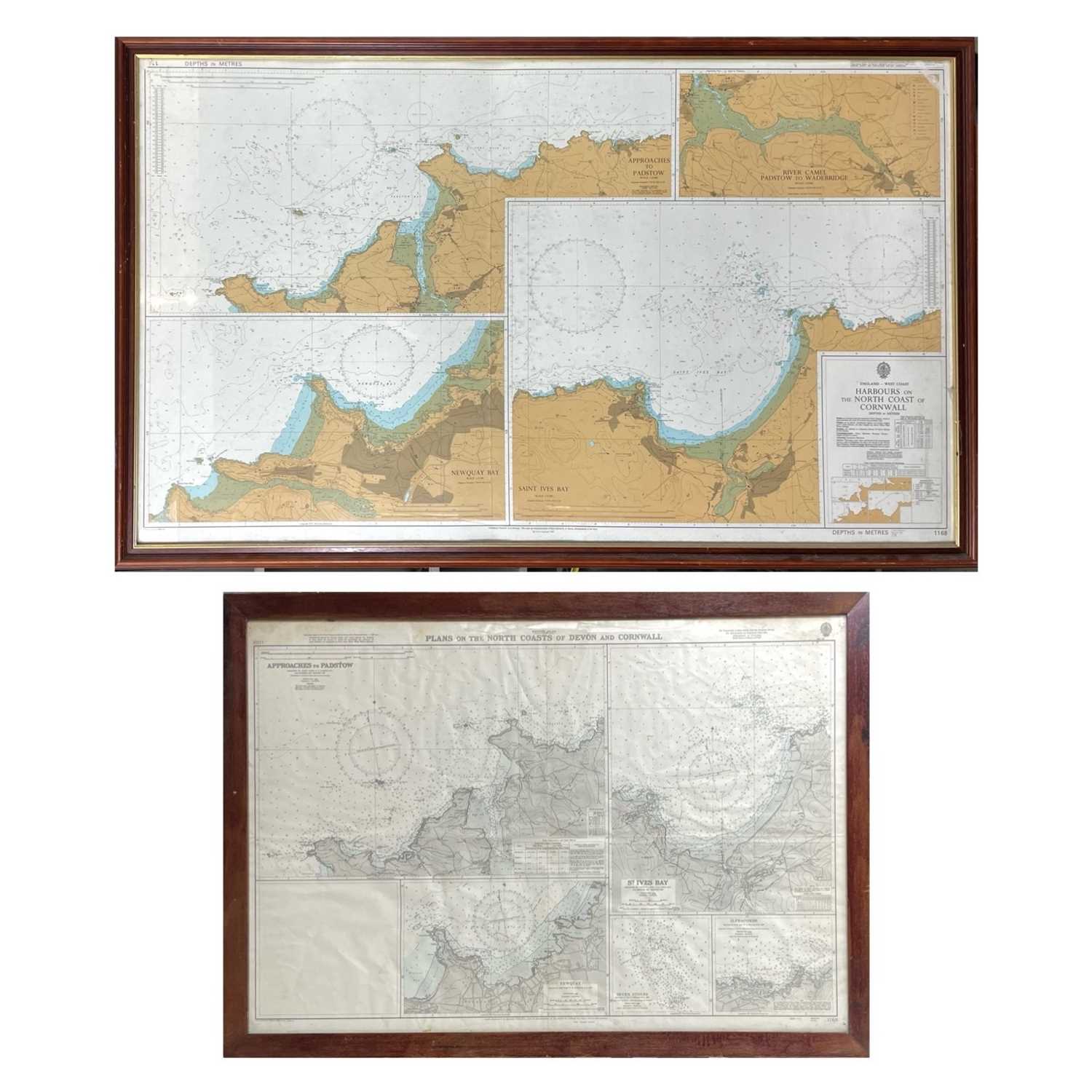 Lot 28 - A mid 20th century sea chart of the Approaches...