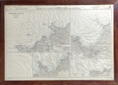 Lot 28 - A mid 20th century sea chart of the Approaches...