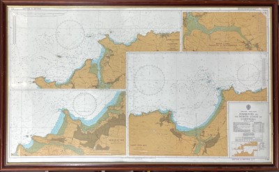 Lot 28 - A mid 20th century sea chart of the Approaches...
