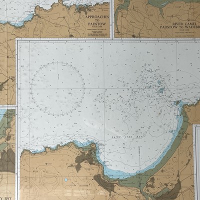 Lot 28 - A mid 20th century sea chart of the Approaches...