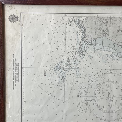 Lot 28 - A mid 20th century sea chart of the Approaches...
