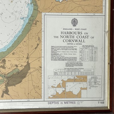 Lot 28 - A mid 20th century sea chart of the Approaches...