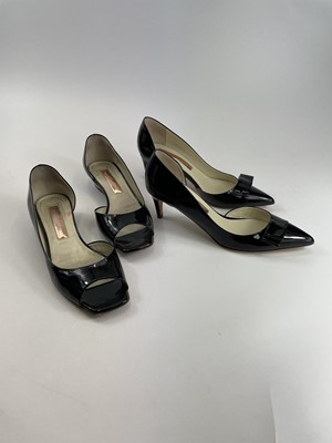 Lot 317 - A pair of Rupert Sanderson Valetta black...