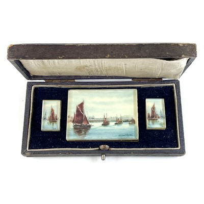 Lot 19 - Stanley A Burchett (XX) 'Herring Drifters...