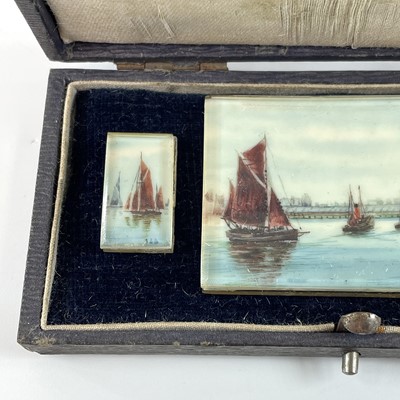 Lot 19 - Stanley A Burchett (XX) 'Herring Drifters...