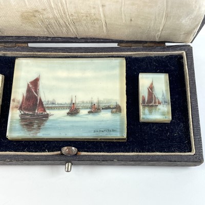 Lot 19 - Stanley A Burchett (XX) 'Herring Drifters...