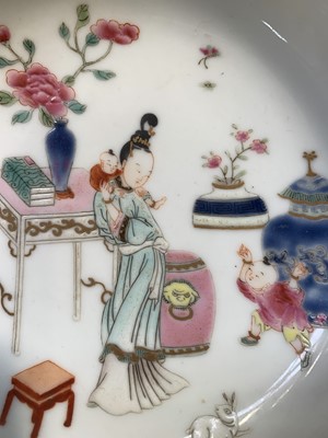 Lot 212 - A pair of Chinese famille rose porcelain...
