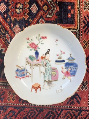 Lot 212 - A pair of Chinese famille rose porcelain...