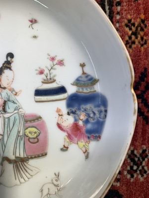Lot 212 - A pair of Chinese famille rose porcelain...