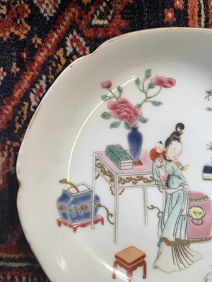 Lot 212 - A pair of Chinese famille rose porcelain...
