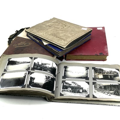 Lot 164 - Two Autograph albums circa 1900s with various...