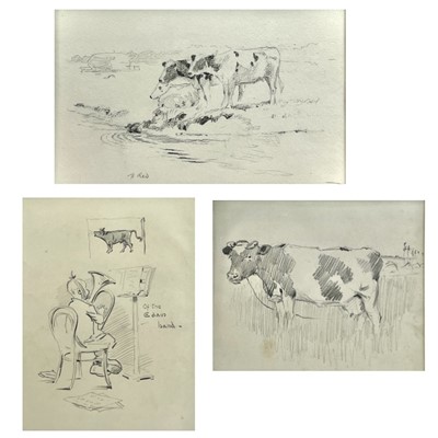 Lot 232 - Frederick HALL (1860-1948) In The Fields Near...