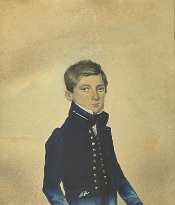 Lot 22 - English School, circa 1830 Portrait of...