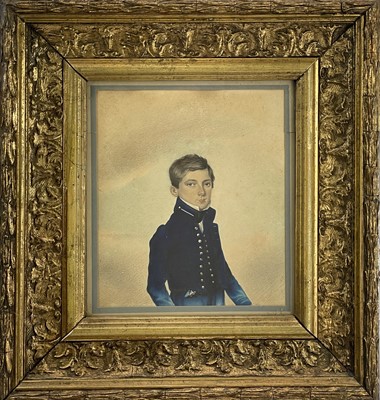 Lot 22 - English School, circa 1830 Portrait of...