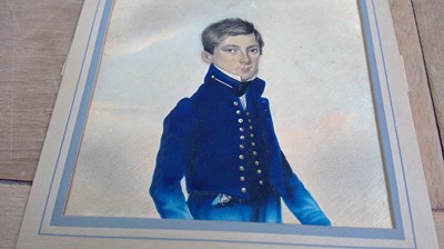 Lot 22 - English School, circa 1830 Portrait of...