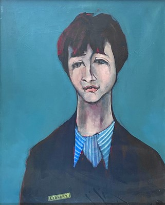 Lot 280 - Julian DYSON (1936-2003) Portrait of a student,...