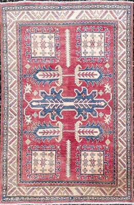 Lot 1227 - A Ziegler Chobi type rug, the red field with...