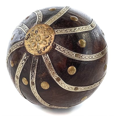 Lot 1029 - An Indian wooden ball, early 20th century,...