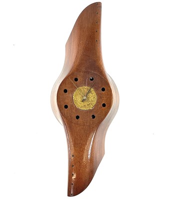 Lot 189 - An early 20th century oak propellor hub...