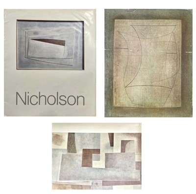 Lot 705 - Three books. 'Ben Nicholson'. Exhibition...