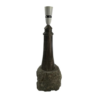 Lot 97 - A Cornish serpentine turned and polished...