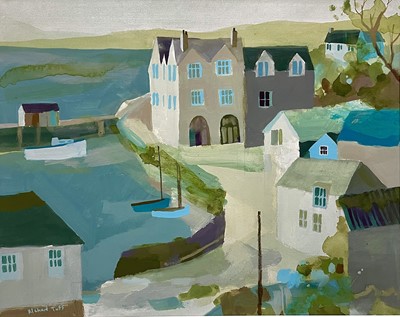 Lot 13 - Richard TUFF (1965) St Mawes Gouache Signed 38...