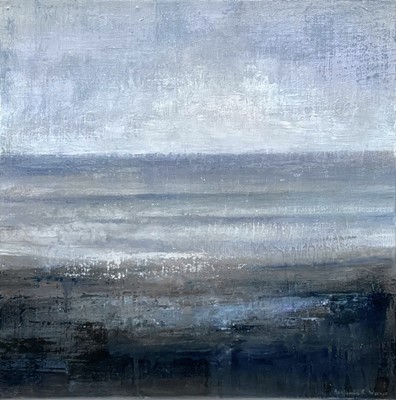 Lot 155 - Benjamin R. WARNER (1970) Seascape Oil on...
