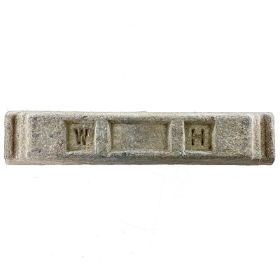 Lot 218 - A Williams & Harvey 56lb Cornish tin ingot,...