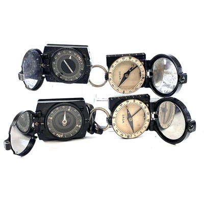 Lot 108 - A WWII German marching compass moulded c x n...