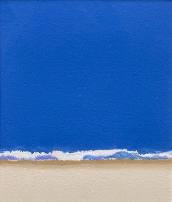 Lot 195 - John MILLER (1931-2002) Waves Gouache Signed...