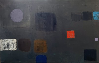 Lot 65 - Rosina ROGERS (1918-2011) Grey Morning Oil on...