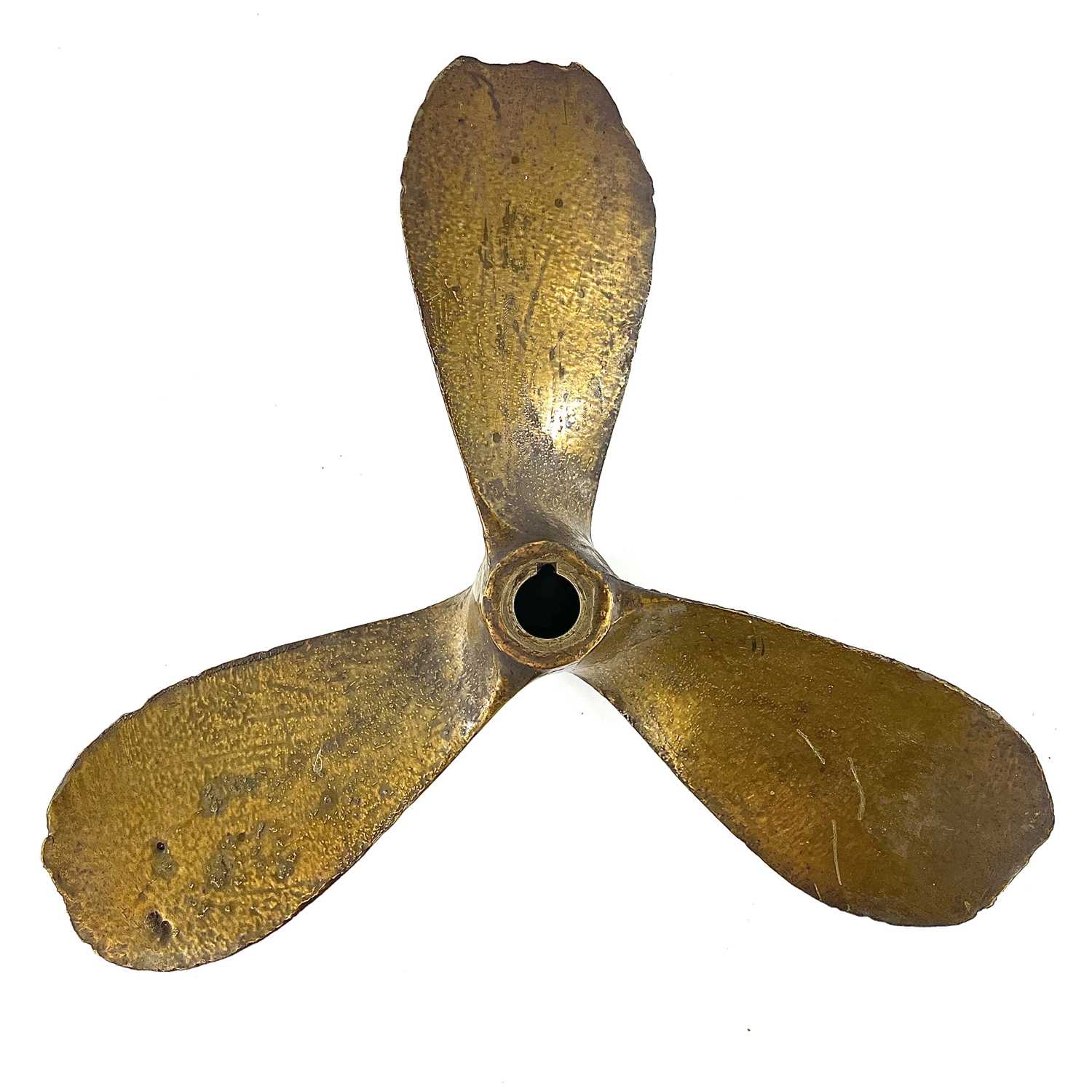 Lot 27 - A bronze three blade ship's propellor,...