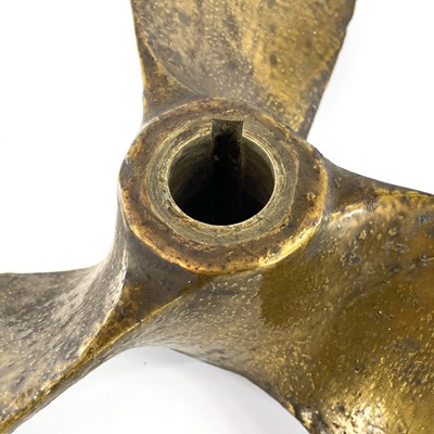 Lot 27 - A bronze three blade ship's propellor,...