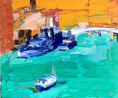 Lot 113 - John BARNICOAT (1924-2013) HMS Belfast on the...
