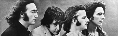 Lot 59 - A Beatles Apple Corp b+w framed poster.