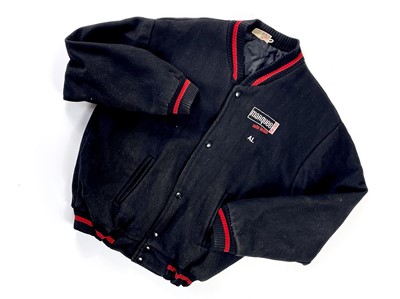 Lot 65 - A 'Marquee Club' of Soho London wool bomber jacket.