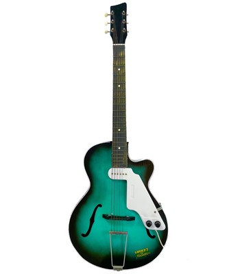 Lot 57 - An early 1960s 'Rosetti/Egmond' Lucky Seven semi acoustic archtop guitar.