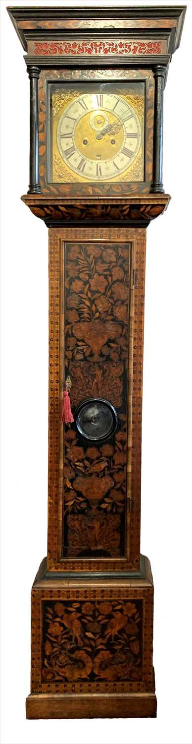 Lot 3021 - A fine Daniel Quare walnut and marquetry eight...