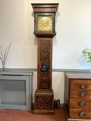Lot 3021 - A fine Daniel Quare walnut and marquetry eight...