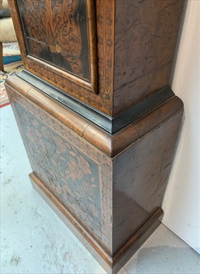 Lot 3021 - A fine Daniel Quare walnut and marquetry eight...
