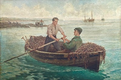 Lot 10 - Newlyn School Seaweed Gathering Mount's...