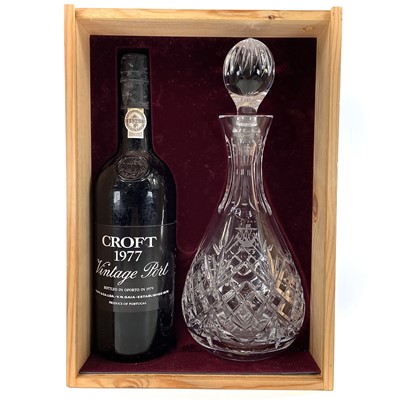 Lot 263 - A Croft 1977 vintage port together with a...